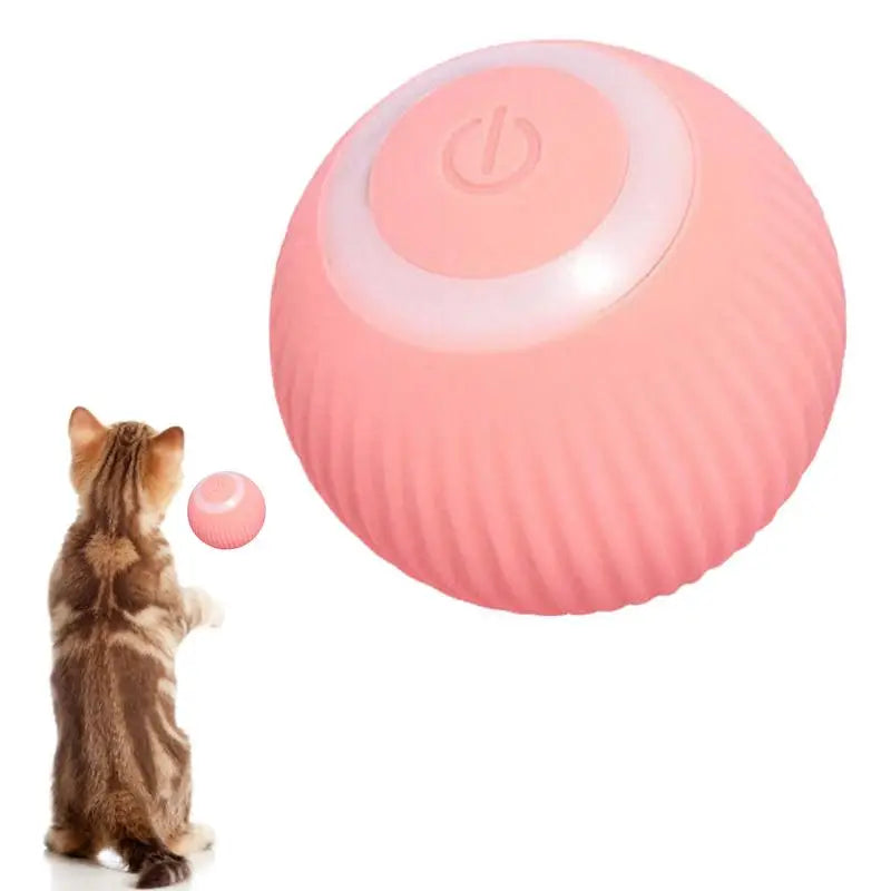 Smart Kitten Playing Ball USB Charging Automatic 360 Degree Automatic Pet Rolling Ball For Puppy Cats Kitten Playing
