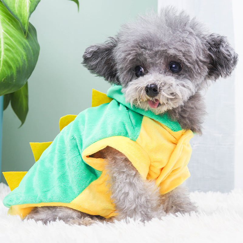 Funny Dinosaur Costume Pet Clothes Teddy Clothes Dog Clothes Cat Pet Supplies