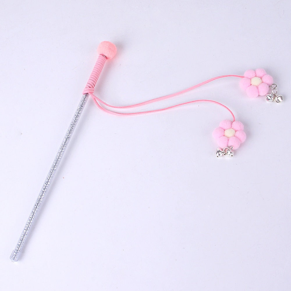 New Fairy Stick Hair Ball Pussy Cat Stick Pussy Cat Feather Bell Pussy Cat Toy Pet Supplies