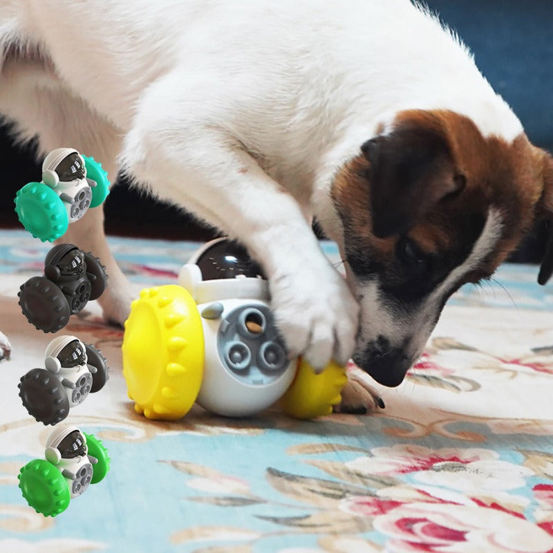 Pet Supplies Dog Toy Cat Slow Food Balance Car Interactive Swinging Feeder Ball